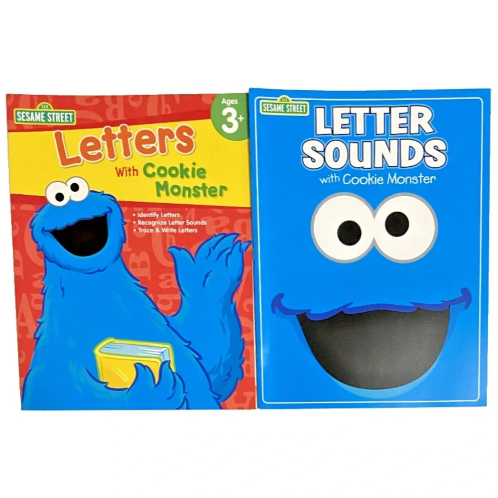 Sesame Street LETTERS & LETTER‎ SOUNDS With Cookie Monster Paperback Workbooks